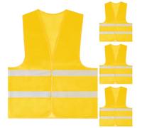 AYBUY Gilet de Sécurité, Gilet Réfléchissant, Vert Fluorescent | Gilets Réfléchissants à Haute Visibilité, Gilet Reflechissant Velo, pour Sports de Plein Air Running