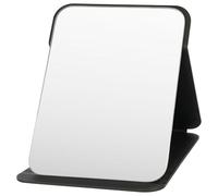 AYESY Miroir de Maquillage, Portable Table Miroir Pliable Super HD Multi Angle Pliant en Cuir PU Facile à Transporter Miroirs de Voyage Ultra Fin et Durable Pliable, Noir 20 * 15.5cm