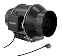 Aygrochy 150mm Extracteur d'Air avec Moteur EC, Ventilateur de Gaine Silencieux 683 m³/h, pour booster, tentes de culture, l'évacuation de l'air, de la fumée et de la poussière.