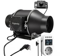 Aygrochy Extracteur d'Air 150mm,prise intelligente für tentes