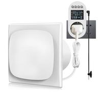 Aygrochy Ventilateur Extracteur d'Air 100mm avec Prise Intelligente