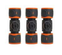 AYHYHLJZJ 3PCS Raccords Universels pour Tuyau d'Arrosage avec Robinet - Compatible 1/2" & 3/4" (12/19mm) - Connexion Gardena - Arrêt d'eau Instantané pour Arrosage, Nettoyeur Haute Pression