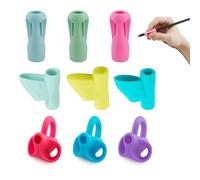 AYHYHLJZJ 9 Pièces Guide Doigts Écriture Enfant, Guides Doigts pour Écriture Enfant, Crayon et Stylo, Idéal pour l'Apprentissage pour Enfants Étudiants Adulte Besoin