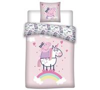Aymax Housse de Couette Peppa Pig