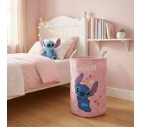 Aymax Panier à Linge Disney Stitch Ø 32 cm x H 50 cm | Corbeille Rangement, Chambre Enfant