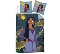Aymax-Parure de lit Disney Wish Housse de Couette réversible Polycoton
