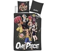 Aymax Parure de Lit One Piece Team, Housse de Couette Réversible 140x200 cm + Taie d'oreiller 63x63 cm, 100% Microfibre