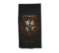 AYMAX S.P.R.L Harry Potter Hogwarts Serviette de plage pour piscine de bain Noir 140 x 70 cm
