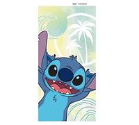 Aymax S.P.R.L LILO & Stitch - Stitch - Serviette de Plage 100% Coton - 70x140cm