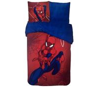 AYMAX S.P.R.L. Parure de lit Spider-Man - Housse de Couette 140x200 cm + 1 taie d'oreiller 65x65 cm - 100% Coton AYMAX S.P.R.L. Beige