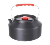 Aymzbd Bouilloire Extérieure Cafetière de Camping Théière Portable Pot à Eau Léger en Alliage D'Aluminium Résistant à l'usure Convient à La Randonnée Camping, 1.6L