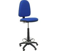 Ayna bali tabouret bleu Roulettes de parquet