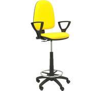 Ayna bali tabouret jaune bras fixes