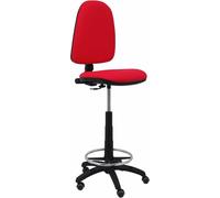 Ayna bali tabouret parquet rouge Roues