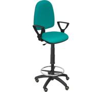 Ayna bali tabouret parquet vert clair avec bras fixes