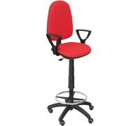 Ayna bali tabouret rouge à bras fixes Roulettes de parquet
