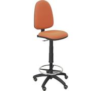Ayna bali tabouret roulettes parquet marron