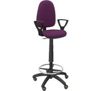 Ayna bali tabouret violet Roulettes de parquet à bras fixes