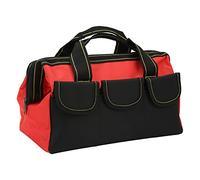 AYNEFY Sac de Rangement pour Outils de 16 Pouces, Fourre-Tout Portable Robuste avec Tissu Oxford Imperméable et Plusieurs Poches pour Les Mécaniciens et Les Projets de Bricolage (Rouge)