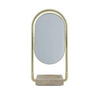 AYTM ANGUI Miroir de Table Or/Travertin