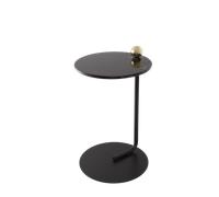 AYTM CASTELLUM Table D'appoint Noir/ Marbre