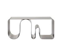 AYTM Curva solid banc d’assise argenté. 100 cm