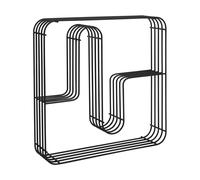 AYTM Étagère murale Curva carrée Noir