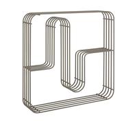 AYTM Étagère murale Curva carrée Taupe