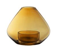 AYTM UNO Lanterne/Vase Ambre H21 cm