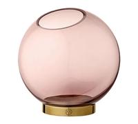 AYTM Vase Globe M or-rose