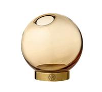 AYTM Vase Globe S ambre-or
