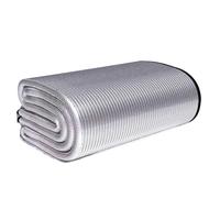 AYWTIUN Aluminium Camping Mat Tapis de Pique-Nique extérieur résistant à l'humidité, Double Face, Film Aluminium épais, Tapis Plage imperméable Tapis Camping Car Exterieur(200x200cm)