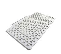 AYWTIUN Tapis de Bain Tapis de Salle Bain antidérapant, Trou Rond, Fuite avec Ventouse, Massage sécurité, Sol, for Les Pieds, Grande Taille Tapis de Douche antidérapant Senior(White,75x43cm)