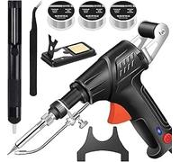 Ayyecoeeye Ensemble de 5 pièces de soudeur multifonction pour fer à souder - Outils de soudage laser industriels chauffés à l'intérieur - Pistolet de soudage Ayyecoeeye - Livré avec 3 rouleaux de fil