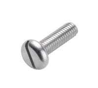 AYYSSM Vis à tête cylindrique Fendue en Acier Inoxydable 304 / Vis à tête Ronde Fendue M1.6-M4(50pcs M3x4)