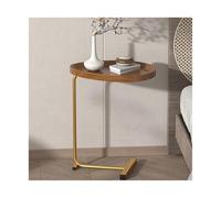 Ayztantine Table d’appoint Modern Accent & Side Tables Collection | Meubles multi-usages de conception de luxe for canapé, lit, bureau permettant d'économiser(Brown)