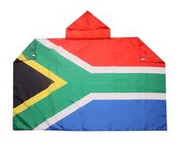 AZ FLAG Drapeau Afrique du Sud 150x90 cm - Cape Drapeau Sud Africain 100% Polyester Avec Manches Intégrées - Body Flag 80g