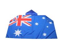AZ FLAG Drapeau Australie 150x90 cm - Cape Drapeau Australien 100% Polyester Avec Manches Intégrées - Body Flag 80g