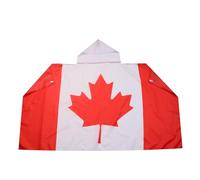 AZ FLAG Drapeau Canada 150x90 cm - Cape Drapeau Canadien 100% Polyester Avec Manches Intégrées - Body Flag 80g