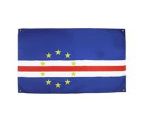 AZ FLAG Drapeau Cap Vert 150x90 cm avec 4 oeillets, Pavillon Cap-Verdien pour balcon ou mur