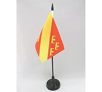 AZ FLAG Drapeau de Table Haute-Alsace 15x10 cm Socle Plastique