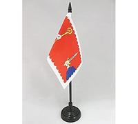 AZ FLAG Drapeau de Table Haute Loire 15x10 cm Socle Plastique