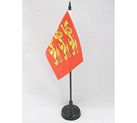 AZ FLAG Drapeau de Table Haute-Normandie 15x10 cm Socle Plastique