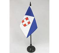 AZ FLAG Drapeau de Table Haute Savoie 15x10 cm Socle Plastique