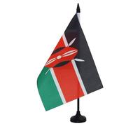AZ FLAG Drapeau de Table Kenya 21x14 cm Polyester 100D Socle Plastique