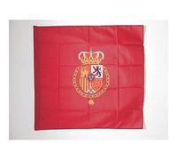 AZ FLAG Drapeau Etendard de Felipe VI d'Espagne 90x90 cm Fourreau | Usage intérieur et extérieur Drapeau décoratif royal espagnol Estandarte del Rey Felipe VI de España avec fourreau pour mât