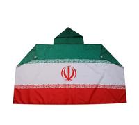 AZ FLAG Drapeau Iran 150x90 cm - Cape Drapeau Iranien 100% Polyester Avec Manches Intégrées - Body Flag 80g