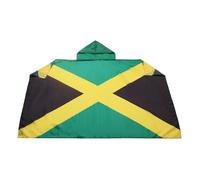 AZ FLAG Drapeau Jamaïque 150x90 cm - Cape Drapeau Jamaïcain 100% Polyester Avec Manches Intégrées - Body Flag 80g