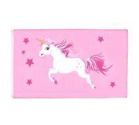 AZ FLAG - Drapeau Licorne rose - 150x90 cm - Drapeau Unicorne 100% Polyester Avec Oeillets Métalliques Intégrés - Pavillon 110 g