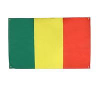 AZ FLAG Drapeau Mali 150x90 cm avec 4 oeillets, Pavillon Malien pour balcon ou mur